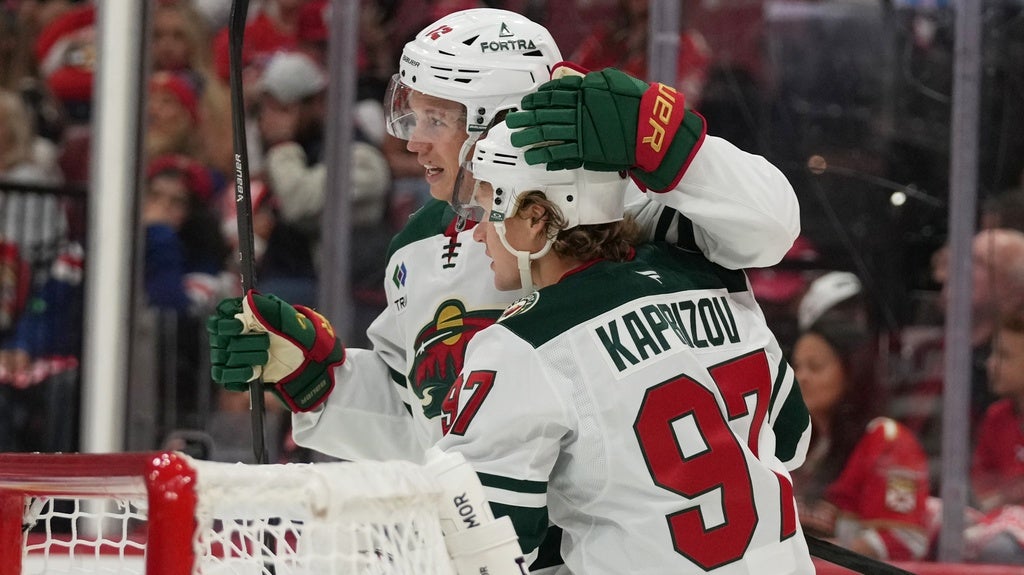 Kaprizov has 4-point night, Wild top Panthers 4-1 to spoil Florida’s home opener — KSTP 5, Bloomington Business news