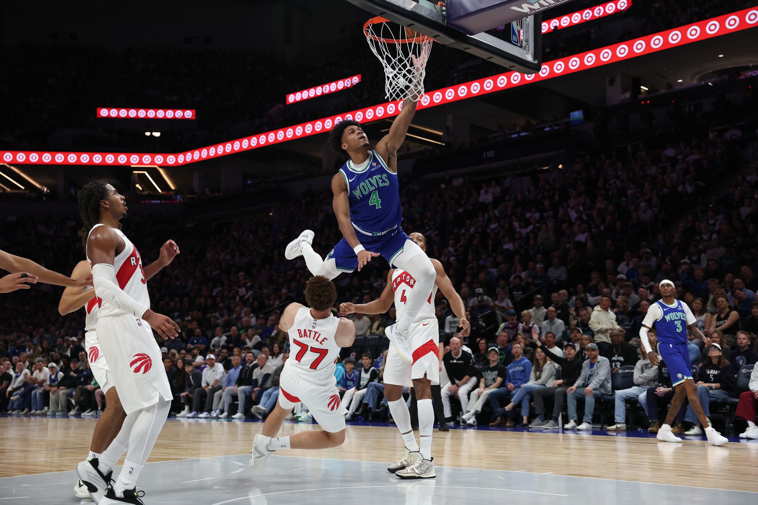 Timberwolves stay unbeaten with 117-94 win over Raptors in home opener — KSTP 5