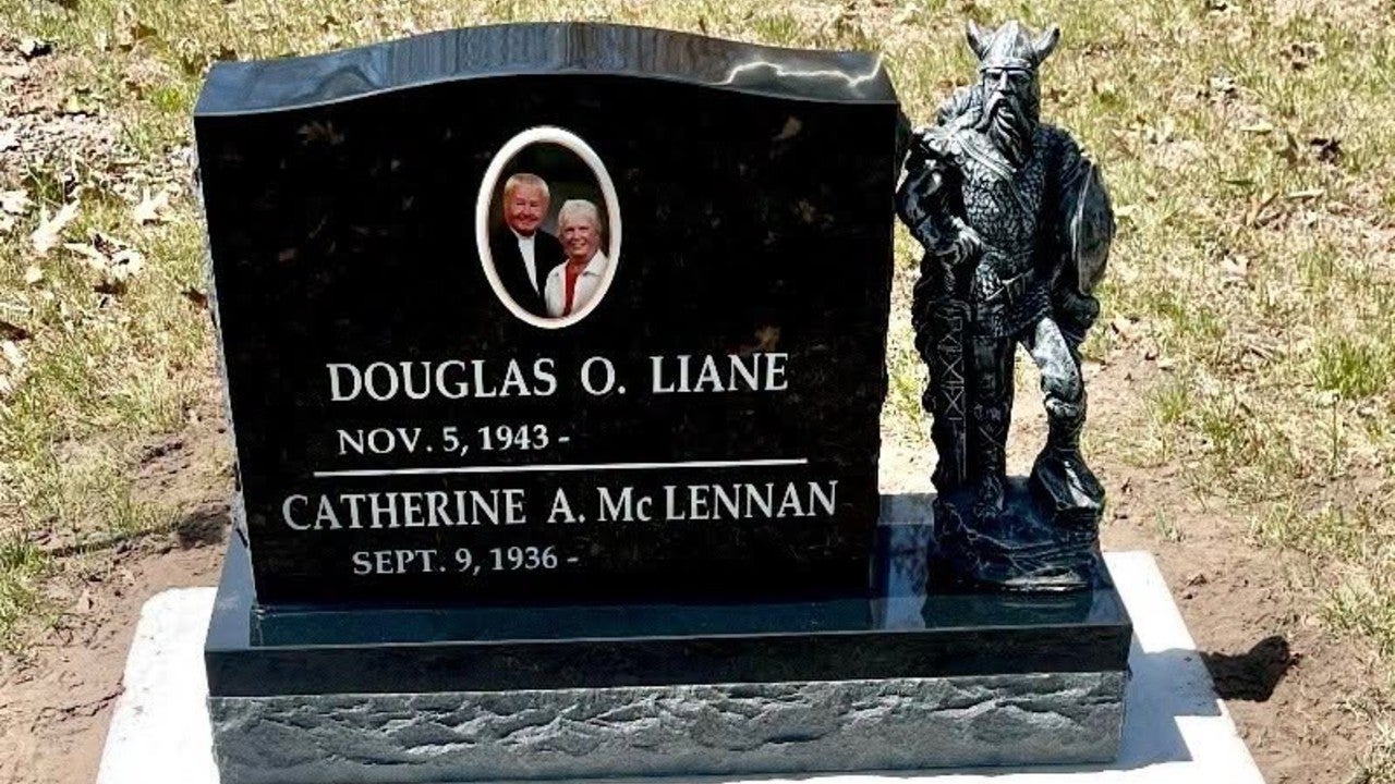 Minnesota couple seeking stolen Viking statue taken from Garrison Cemetery headstone — KSTP 5, Bloomington Community news