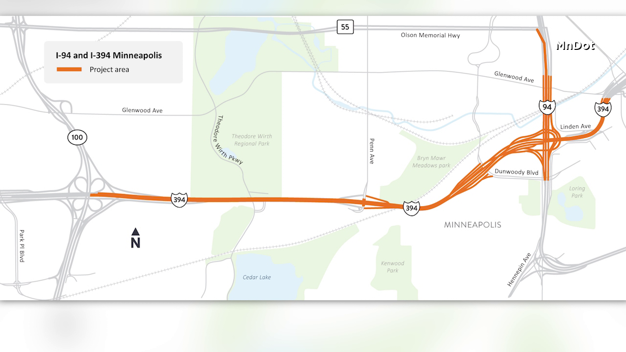 Eastbound I-394 in Minneapolis closing all weekend for highway repairs — KSTP 5, Bloomington Business news