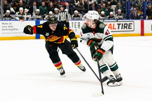 Quinn Hughes has a goal and an assist in his Vancouver return in Wild’s 4-2 victory — KSTP 5, Bloomington Sports news