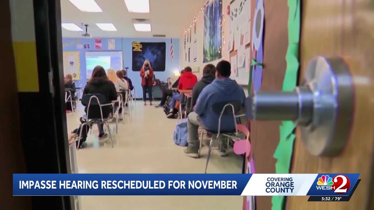 Orange County Public Schools suspends special impasse hearing — WESH 2 Orlando, Bloomington Health news