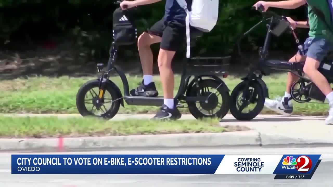 Oviedo city council to vote on micromobility rules to improve sidewalk safety — WESH 2 Orlando, Bloomington Government news