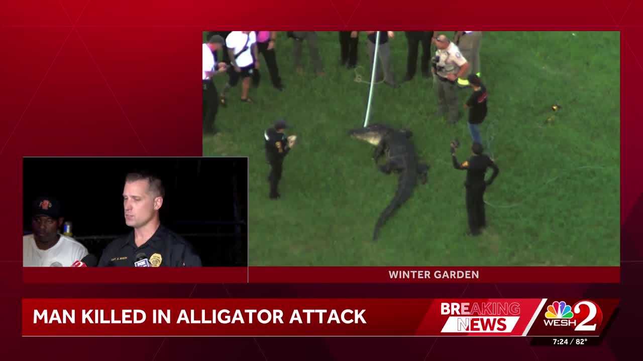 Alligator attacks, kills man who was fishing in Winter Garden, police say — WESH 2 Orlando, Bloomington Community news