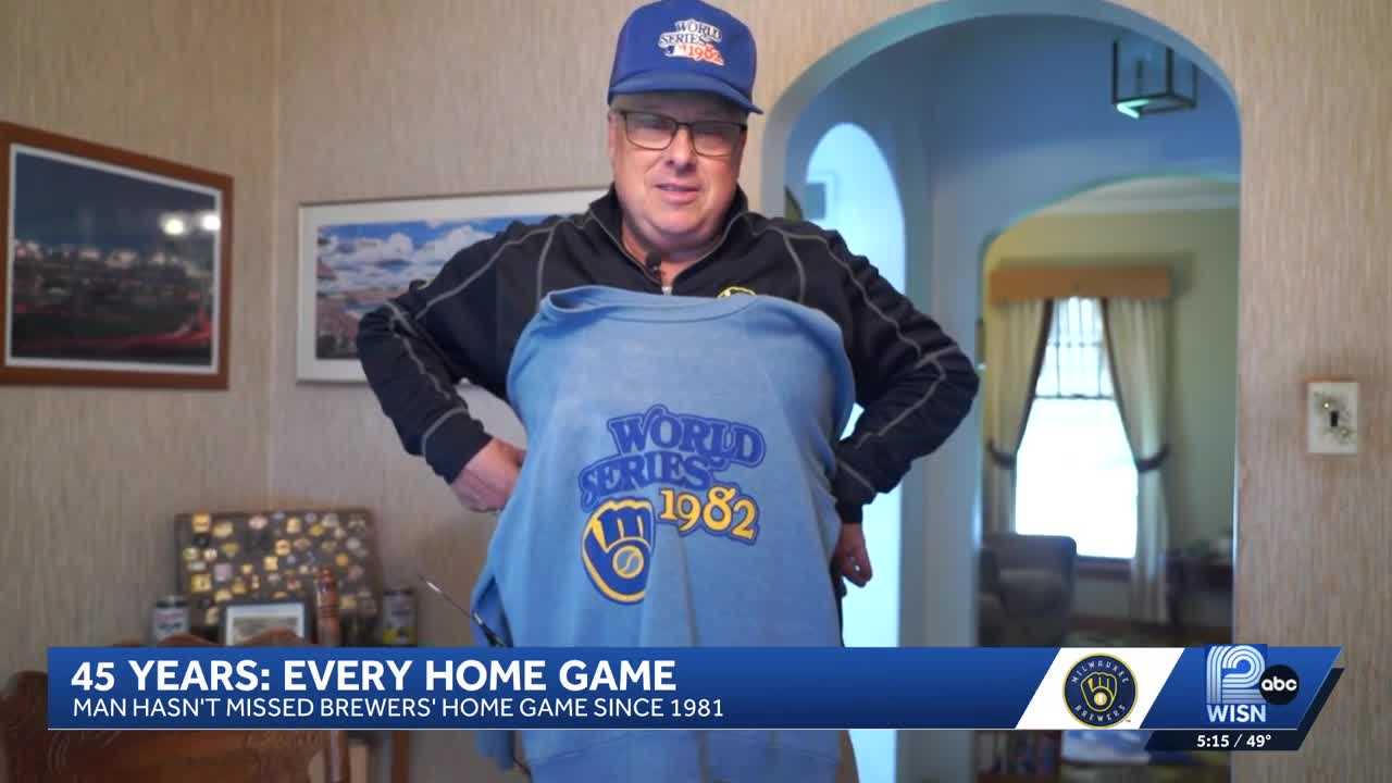 He hasn't missed a game since 1981, now he's hoping for a World Series win — WISN 12 Milwaukee, Bloomington Sports news