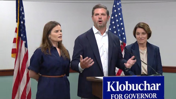 Parents of Harper Moyski backing Amy Klobuchar for governor — KARE 11 Local, Bloomington Community news