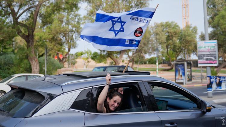 Voters casting ballots in Israel's historic election