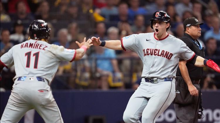 Chase DeLauter and José Ramírez lead the Guardians to a 7-3 win over the Rays in Game 1 of the ALCS — WTSP Sports Tampa Bay, Bloomington Sports news