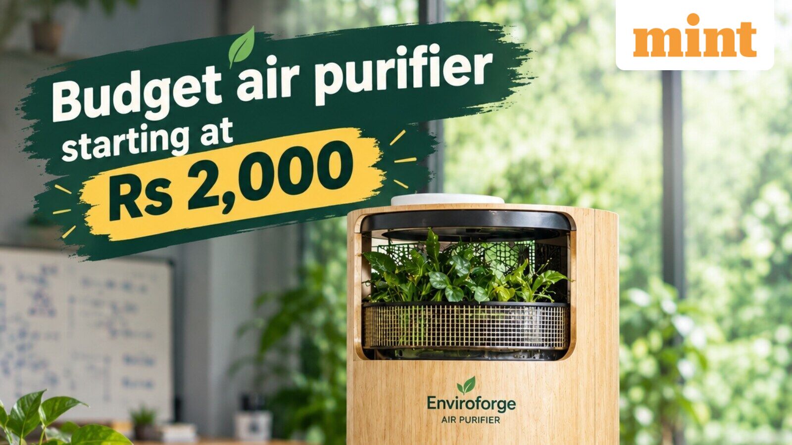IIT Bombay scholar builds low cost air purifier starting at ₹2,000, can bring down AQI by 85% - How he did it? Details — Mint India, Bloomington Technology news